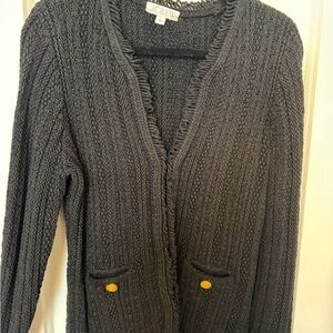 J. Crew Women's Black Lady Sweater Jacket